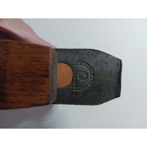 Moulson Brothers Antique Wood Plane Blade 1800s Greenfield Tool Co Coffin - Picture 12 of 13